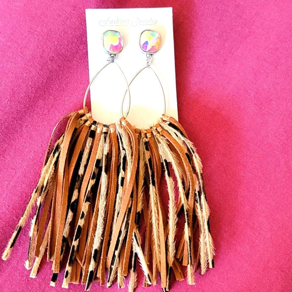 Beautiful Statement Fringe Earrings